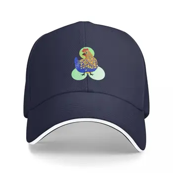 Albastru și maro hen pătat cu galben Șapcă de Baseball de Moda Plajă Parasolar Personalizat Capac Capace Pentru Barbati Femei