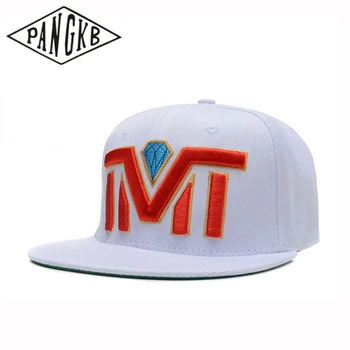 PANGKB Brand Diamond CAPAC alb reglabil snapback hat Pălării în aer liber casual pentru barbati femei adulte hip hop soare, șapcă de baseball