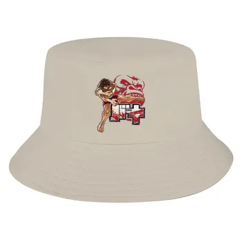 Grappler Baki Hanma Yujiro Dou Manga Găleată Pălărie Roșie Bărbați Femei Pescar Capac Hip Hop Soare pe Plaja de Pescuit Pălării