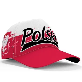 Polonia Sepci de Baseball 3d Gratuit Nume Personalizat Logo-ul Echipei Pl Pălărie Pol de Pescuit a Țării de Călătorie Națiune poloneză Polska Republica Pavilion acoperit capul