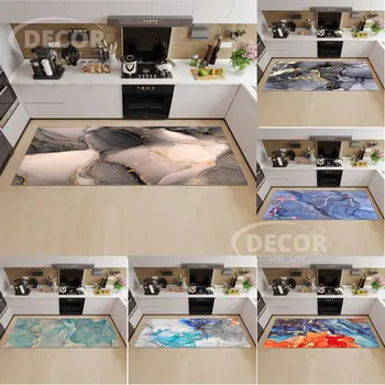 Bucătărie Mat Moderne Imprimate De Proiectare Covoare Acasă Hol Intrare Podea Dormitor Noptieră Decor Ușa De La Baie Anti-Alunecare, Moale, Covoare