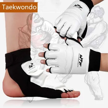O jumătate de Deget de Formare Taekwondo Mănuși Picior Protector Potrivite pentru Kickboxing Arte Marțiale, Box, Muay Thai Gym Mănuși cu un deget Mănuși de Antrenament