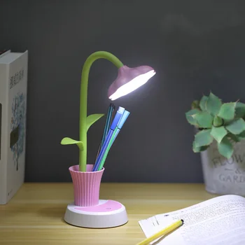 Flori LED Lampa de Birou Suport de Protecție pentru Ochi Multi-funcție de Lampă de Masă LightTable Birou pentru Notebook-uri Lumini de Noapte Lumina Tabelul