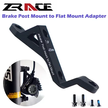 ZRACE Bicicletei din Spate Post Mount pentru a Flat Mount Adaptor de Frână,+20mm 140mm-160mm, Post tv cu Muntele Biciclete Furculita Adaptor de Frână