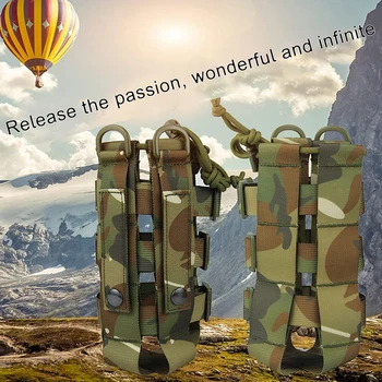 2.5 L Reglabile fierbător sac în aer Liber Sticla de Apa Husă de Echipament Tactic Fierbător Armata de Fani Alpinism, Drumetii, Camping Saci de Apă