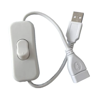 Cablu USB prelungitor cu ON/OFF Comutator 2A Linie de Alimentare pentru Masa de Lumina de Putere Accesorii
