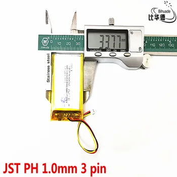 JST PH 1,0 mm 3 pin 3.7 V baterie cu litiu devreme 103450 2000mAh faruri navigator GPS general polimer baterii