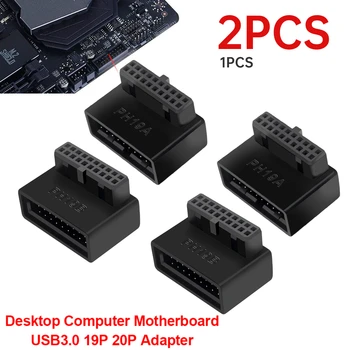 Computerul Motherboard Header Adapter USB 3.0 19P/20P 90 de Grade Desktop Convertor PC Placa de baza Conector Accesorii de Calculator