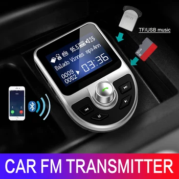 Handsfree Bluetooth Transmițător FM Car Kit AUX Muzica Joaca 3.1 Un Dual USB Încărcător cu TF/U Disc Juca AUX audio line out