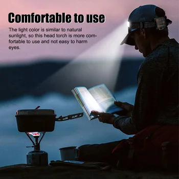 Far cu LED-uri Lanterna de Cap Lanterna Frunte Pliabil rezistent la apa Capul Muntele de Lumină pentru Camping, Drumeții în aer liber, care Rulează Pescuit