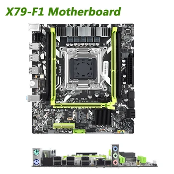X79-F1 E5 V2 128GB Placa de baza PROCESOR Placa de baza Stabilit cu Interfață M. 2 USB2.0 4 Sloturi DDR3 SATA2.0 Placa de baza pentru Xeon 2011 E5 V2