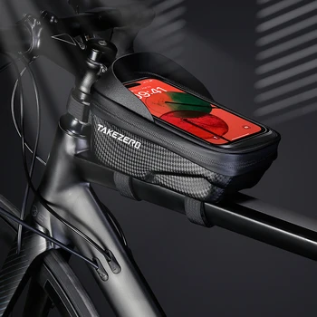 Bicicleta Sac Impermeabil Ecran Tactil Sac de Ciclism Sus Fata Tub Cadru MTB Biciclete Rutier Geanta Caz Telefon Accesorii pentru Biciclete