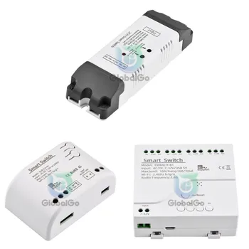 eWeLink 1/2/4 Canal Inteligent WiFi Wireless Uscat Contactul Releului Comuta Modul de Control de la Distanță APP Acasă de Automatizare Modulul