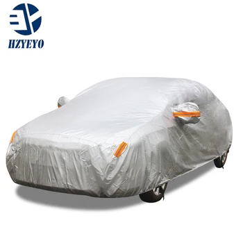 HZYEYO Huse Auto Universale în aer liber Plin de Mașină Acoperă Soare UV Zăpadă Praf Rezistent la Ploaie Protecție Marimea S/M/L/XL SUV-L/XL,Y-1003