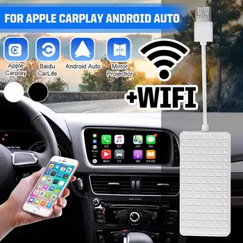 Apple CarPlay și Android Auto Carplay Dongle pentru Sistemul Android Smart cu Ecran link-ul de Suport Oglinda-link Hartă Online, Muzica