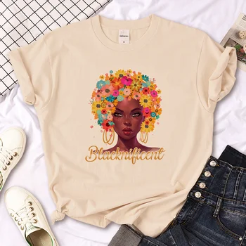 Africa de Imprimare t-shirt femei designer de streetwear tricou fata streetwear manga haine