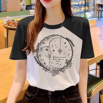 Acotar Velaris tricouri femei graphic t-shirt fata de benzi desenate streetwear amuzant îmbrăcăminte