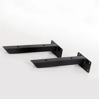 2 buc pentru 10-35cm timp grele de mobilier negru montare pe perete unghi de Bancă Tabelul sta cu balamale masă rack schela